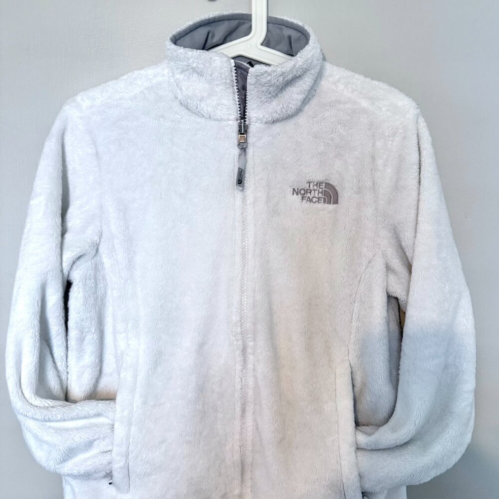 The North Face Fleece Osito Jacket White size XSMALL